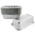 thumbnail image 5 of Pactogo Loaf Pans - Disposable Aluminum Foil 1 1/2 lb. Bread Tins 8.5" X 4.5" X 2.3" (Pack of 100), 5 of 6