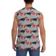 thumbnail image 4 of Balery Dachshund Dog Heart Camisetas sin mangas para hombre, absorbe la humedad y protege contra el mal olor.-X-Large, 4 of 7