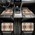 thumbnail image 6 of ZICANCN Waterproof Car Floor Mats Full Set, Aztec Red Ethnic Indian Automotive Carpet Mats for Vehicle Trucks Suv Jeep, 4 Pieces, 6 of 6