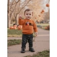 thumbnail image 4 of Miaouyo Kids Baby Girls Boys Thanksgiving Sweater 9 12 18 24 Months 2T 3T 4T 5T Turkey Letter Embroidery Round Neck Pullover Knitwear, 4 of 9