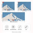 thumbnail image 2 of Yayeee Pillowcase Standard Size Set of 2 Satin Wrinkle Resistant Pillow Case, Snow Mountain, 2 of 7