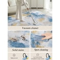 thumbnail image 5 of Abstract Graffiti Area Rug for Bedroom 4x6 Ft White Yellow Blue Oil Painting Style Super Soft fuzzy Throw Rug Non-Slip Fluffy Plush Indoor Floor Carpet for Living Room Nursery Home Decor, 5 of 8