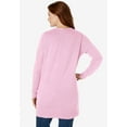 thumbnail image 2 of Woman Within Plus Size Perfect Longer-Length Cotton Cardigan Sweater, 2 of 5