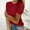 Red, variant on Sakmal Ladies Tops Under $5 Short Sleeve Gray Solid Lace Crew Neck Cutout T-Shirts Womens Shirts