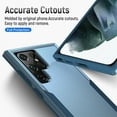 thumbnail image 4 of Nalacover for Galaxy S22 Ultra Case: Dual Layer Protective Heavy Duty Cell Phone Case Shockproof Rugged Bumper Tough Hand Grip - Military Grade Drop Tested for Samsung Galaxy S22 Ultra, Blue, 4 of 7