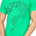 thumbnail image 3 of The Big Bang Theory Sheldon Bats Adult Green T-Shirt, 3 of 5