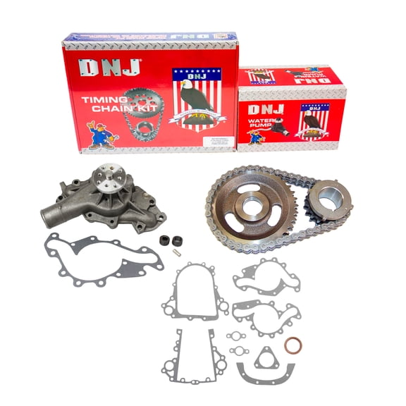 DNJ TK3195DWP Timing Chain Kit with Water Pump Fits Cars & Trucks 94-96 AM General 6.5L V8 OHV