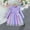 Purple, variant on BLTIBY Girls Tulle Dress Princess Dress Long Sleeve Ruffle A Line Sequin Dress Birthday Wedding Outfit with Belt Green 5-6 Years