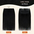 thumbnail image 2 of S-noilite Short Hair Extensions Clip in Human Hair 1PCS Clip in Hairpieces Remy Hair For Women with Short Hair Adding Hair Volume 10g 6Inch-Dark Brown, 2 of 7
