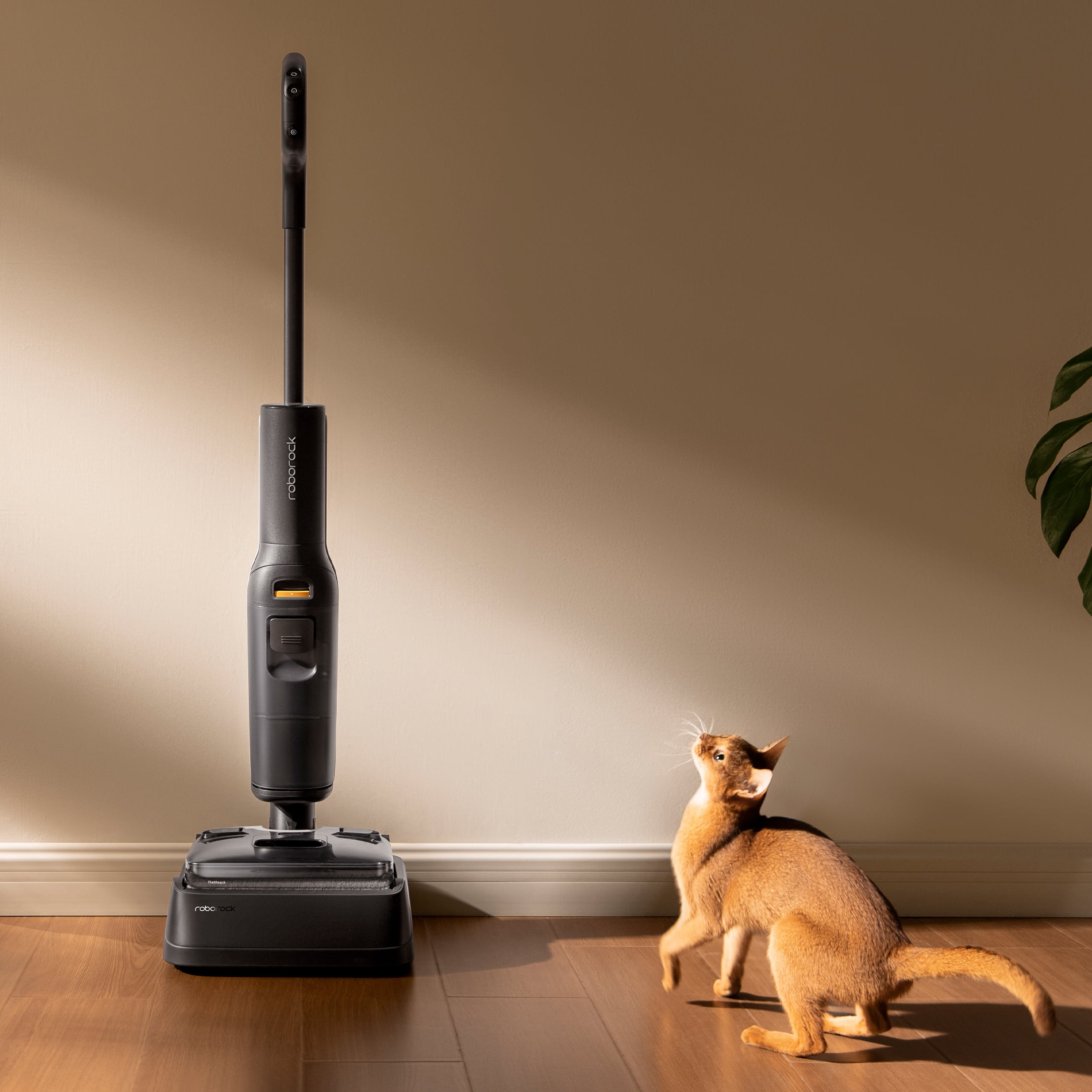 Roborock F25 ACE Wet Dry Vacuum Cleaner, 20, 000 Pa suction power, Zero Tangle, 194°F Hot Air Drying, 180° Lie Flat, Black