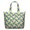 White-23, variant on Fresh Pineapple Design Zipper Tote Bag - Spacious Weekender with Multiple Pockets for Moms & Working Professionals