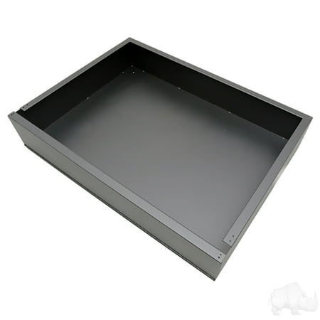 Box Utility Cart - Steel Utility Box w/Mounting Kit for Yamaha Drive Golf Carts
