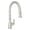Polished Nickel, variant on Perrin & Rowe Georgian Era Traditional Pulldown Kitchen Faucet With Metal Lever Handle In Polished Chrome