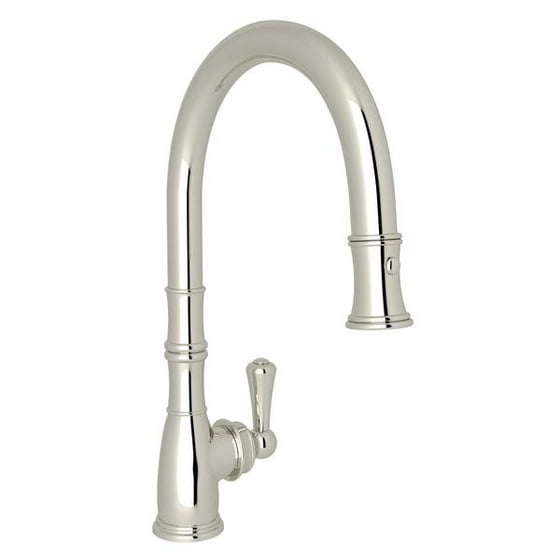 Rohl Perrin Rowe Georgian Pull Down Kitchen Faucet Polished Nickel U 4744pn 2