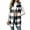 Black, variant on purcolt Women's Plush Fleece Vest Button Down Sleeveless Plaid Hooded Vest Casual Warm Winter Thick Jackets with Pockets