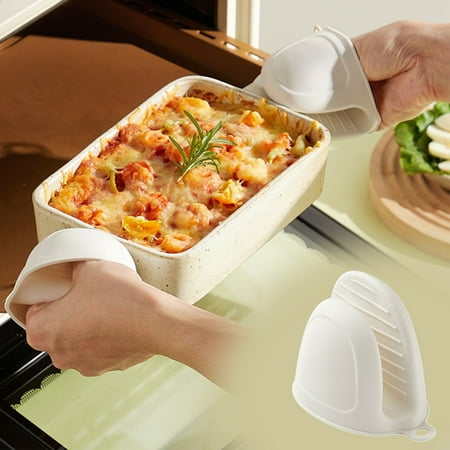 

YiFudd Clearance Kitchen Silica Microwave Oven Insulation Gloves Silicone Oven Insulated Gloves