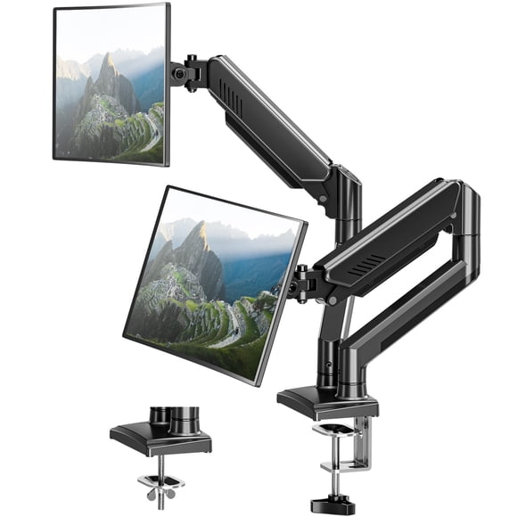 Soporte de brazo doble para monitor MOUNT PRO 13-32" ajustable negro