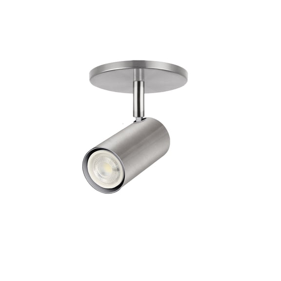 Dainolite 1 Light Spot Light in Satin Chrome