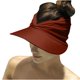 thumbnail image 1 of Sombreros de moda para mujer, visera solar, sombrero sólido ancho de verano, viseras de protección, gorra de playa con cola de caballo, sombrero para mujer, 1 of 4