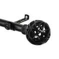thumbnail image 3 of 28" to 48" Adjustable 3/4" Dia Single Curtain Rod in Black with Matthias Finials,(4888-282), 3 of 3