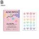 thumbnail image 2 of Parche de color para el acné con forma especial de estrella, cara sonriente, gota de agua, flor, mariposa, amor, macarrón., 2 of 2