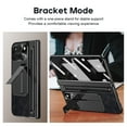 thumbnail image 7 of for Google Pixel Fold 2 / Pixel 9 Pro Fold Case with S Pen Holder & Black Slim Stylus, Phone Case with Hinge Protection Kickstand Screen Protector Retro Leather Protective Case,Black, 7 of 7