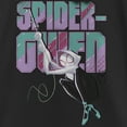 thumbnail image 2 of Girl's Marvel Spider-Man Spiderverse Spider-Gwen Swing  Graphic Tee Black Large, 2 of 4