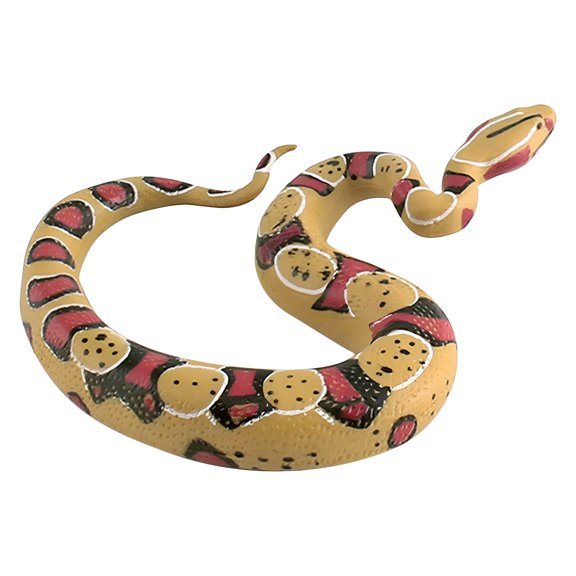 BESTSKY Realistic Fake Snakes Toy Rubber Snake Figure for Prank Props,Fake Snake to Scare Birds and Squirrels,Boa Constrictor Figurines
