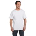 thumbnail image 1 of The Hanes 61 oz Beefy-T avec Poche Blanc TG, 1 of 1