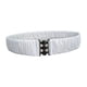 thumbnail image 1 of Cinturón elástico decorativo, cinturilla tipo corsé para abrigos acolchados y chaquetas tipo suéter para mujer. Blanco, 1 of 9