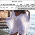 thumbnail image 4 of Bikini para mujer Cubrir con cuello en V Encaje Playa Traje de baño Ropa de playa transparente, 4 of 4