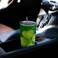 thumbnail image 5 of 20oz Green St Patrick's Day Clover Plaid Shamrock Stainless Steel Tumbler with Lid and Straw, Insulated Coffee Tumbler Cup Travel Mug for Mom Dad Gift Valentines Day Gifts, 5 of 6
