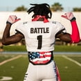 thumbnail image 3 of Battle Sports 3D Diamond Protective Football Back Plate - Adult - Gold, 3 of 5