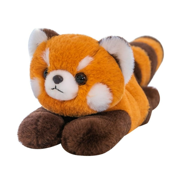 Pulsera de peluche con diseño de anillos de Huggers de dibujos animados, animales de peluche para coche mapache