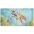 thumbnail image 2 of Turtle Fish Sea Waterweed 3 Ring Binders 1.5 inch Hardcover File Folders with Interior Pockets A4 Size Organizer for School Office Hospital, 2 of 8