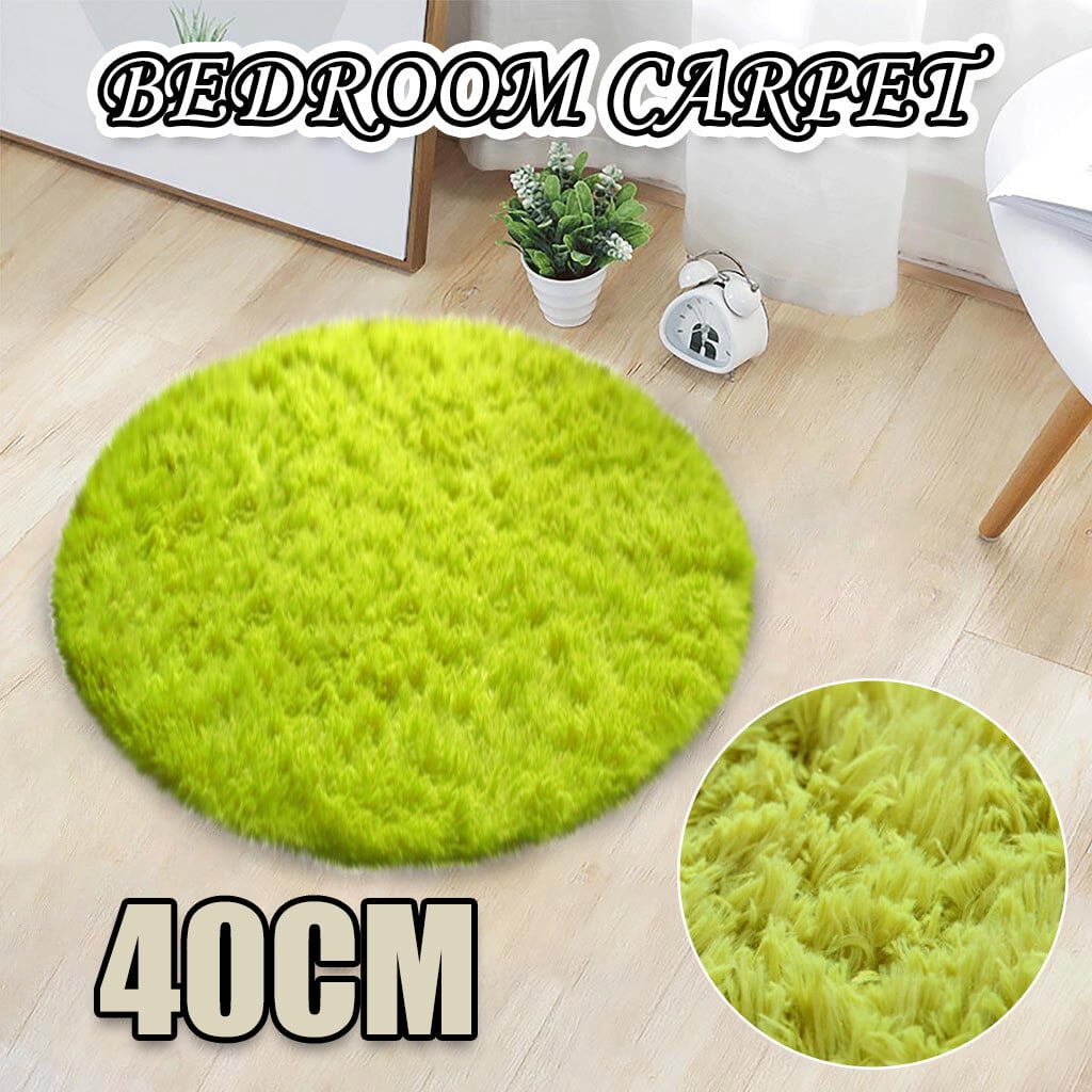 Outer Space Earth Round Rug Room Floor Anti-Skid Bedroom Carpet Yoga Bath Mat 