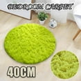 thumbnail image 2 of Home Decor Soft Bath Bedroom Non-Slip Floor Shower Rug Yoga Plush Round Mat, 2 of 2