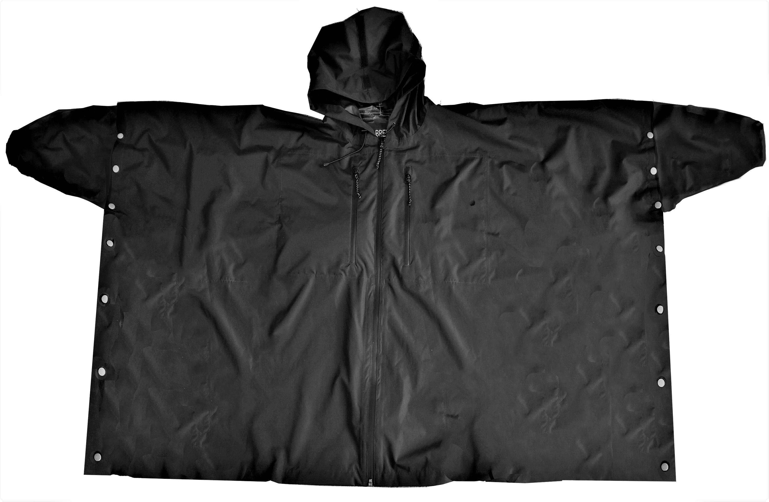 BRELLA 20K Waterproof Poncho Black 