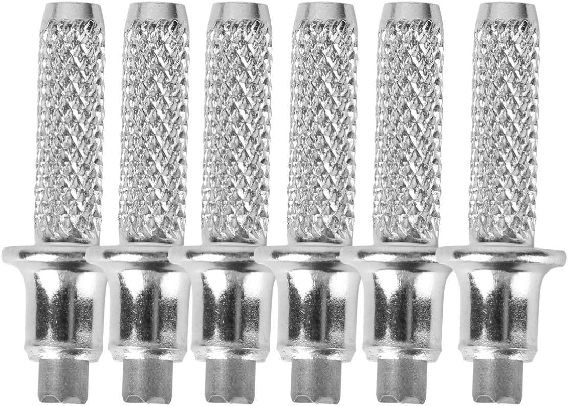 4 Pack Trekking Pole Carbide Tips - 10mm Aluminum Alloy Replacement Tips For Hiking & Walking Poles