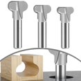 thumbnail image 2 of Double Curved Router Bit T-Shaped Cutter 1/2In 12Mm Handle Milling Cutter, 2 of 5
