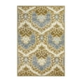 thumbnail image 2 of Chloe Non-Slip Floral Damask Indoor Washable Area Rug by Blue Nile Nills, 2 of 4