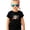 Black Shirt, variant on Ink Printed Image NOT a Chenille Patch - Trendy Joy Christmas Shirt for Kids and Adults Natural Shirt Adult 2XL