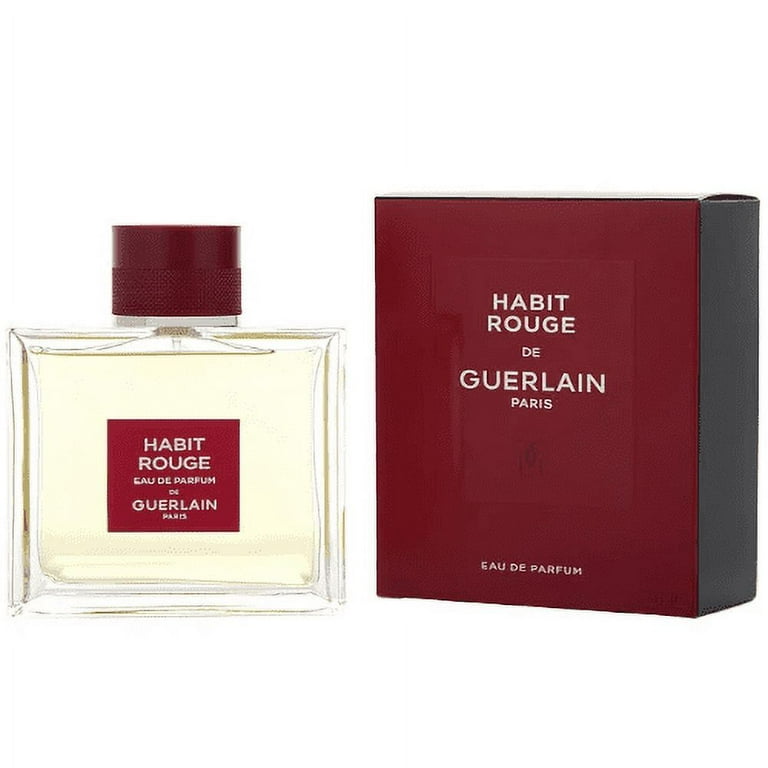 Guerlain Habit Rouge, Eau De Parfum Spray, 3.3 OZ, For Men, New