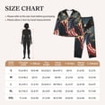 thumbnail image 4 of Fotbe North American Bald Eagle1 Pattern Long Sleeve Pajama Set for Women,Sleepwear Set,2-piece Loungewear Set,Soft PJs Comfy Nightwear with Pockets -XX-Large, 4 of 7