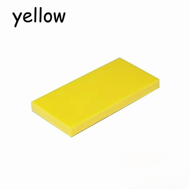 50/100PCS 87079 Size 2x4 Flat Tile 2*4 Bricks MOC Assemble Particles Smooth Building Blocks DIY Educational Creative Toy for Kid yellow 100pcs