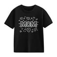thumbnail image 6 of Frwgonr Girls Youth T-shirts Mother's Day Shirts for Girls Kids T-Shirts Tees Summer Tops 2T-13, Black, 6 of 6