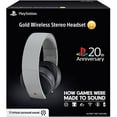 thumbnail image 4 of PlayStation Gold Wireless Stereo Headset - 20th Anniversary Edition, 4 of 4