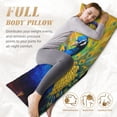 thumbnail image 3 of KLL Ultra Soft Microfiber Body Pillow Cover/Pillowcases 20"x54" with Hidden Zipper Closure-Peacocks, 3 of 5