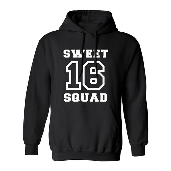 SWEET 16 SQUAD Adult Hooded Sweatshirt