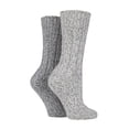 thumbnail image 1 of SockShop - 2 Pairs Mens & Ladies Thick Heavy Winter Warm Wool Hiking Boot Socks, 1 of 2
